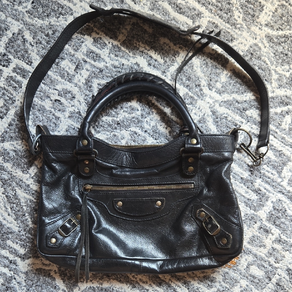 Vintage Balenciaga First Bag Flat Stud